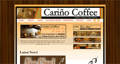 Desktop Screenshot of carinocoffee.com